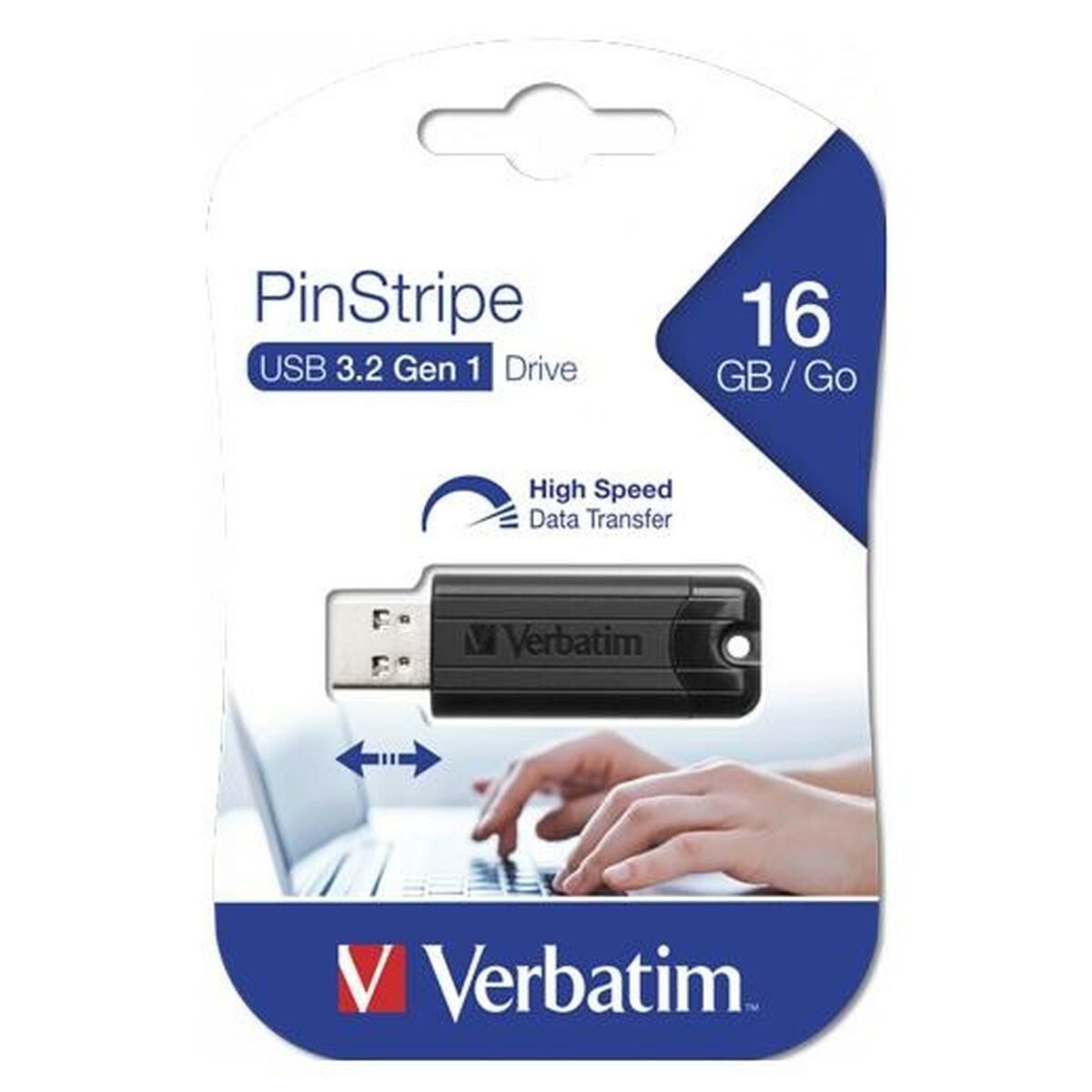 Pendrive Verbatim Pinstripe Crna 16 GB (10 kom.)